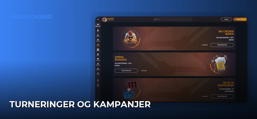 Turneringer og Kampanjer