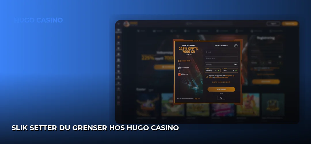 Slik setter du grenser hos Hugo Casino